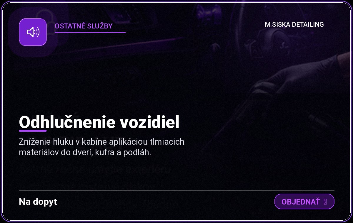 Odhlučnenie vozidiel