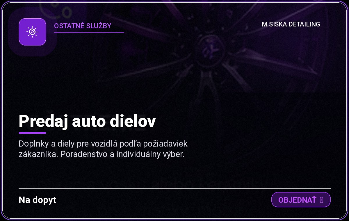 Predaj auto dielov